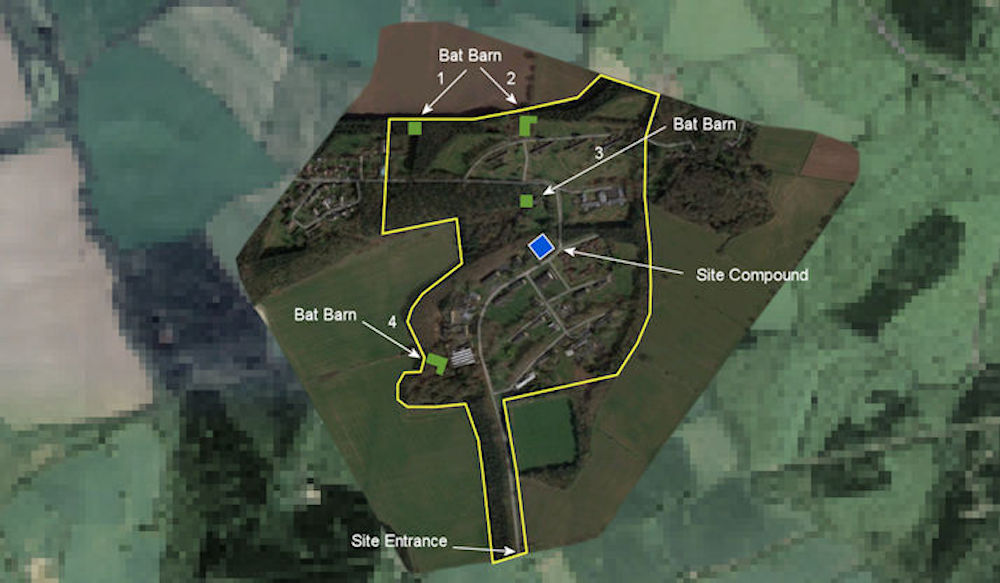 Lea Castle Hospital Site Map