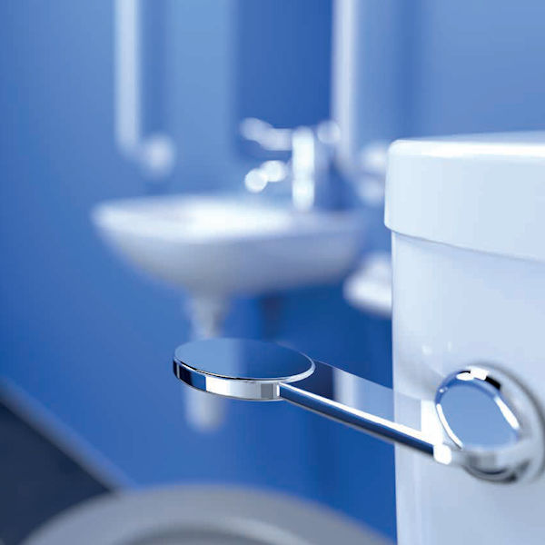 Toilet flush for nursing homes