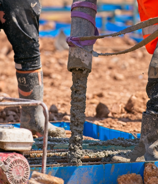 Concrete to Mosque foundations