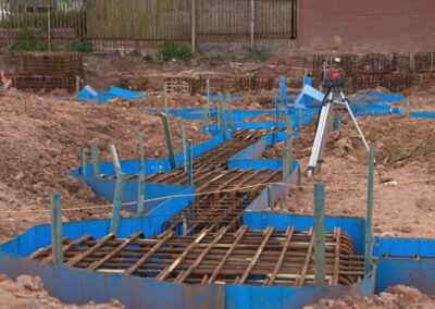  Construction Company prepares foundations