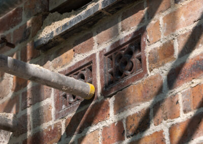 Detailed Brickwork at Woodside Library